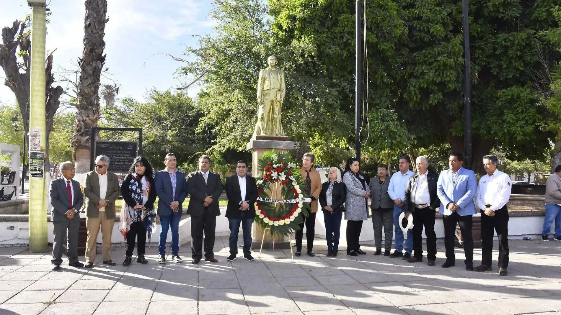 Ayuntamiento de Gómez Palacio conmemora el 217 Aniversario luctuoso de del Benemérito de la Américas 